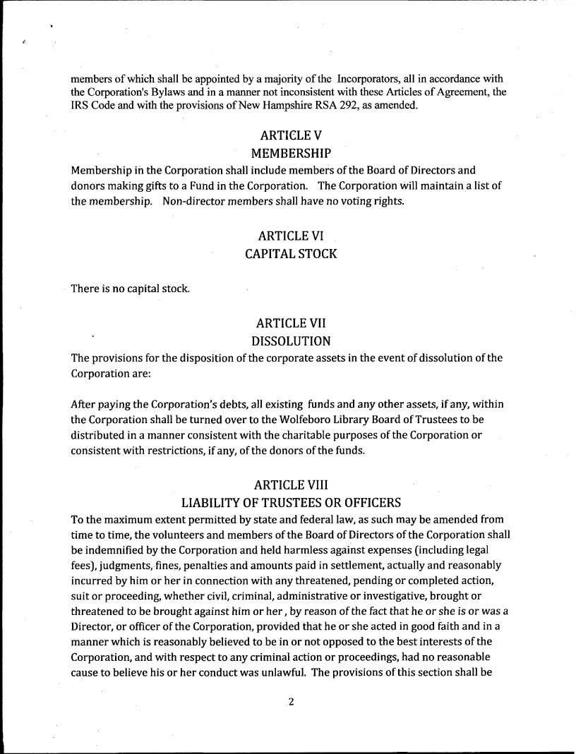 wplf nh articles of incorporaton page 2